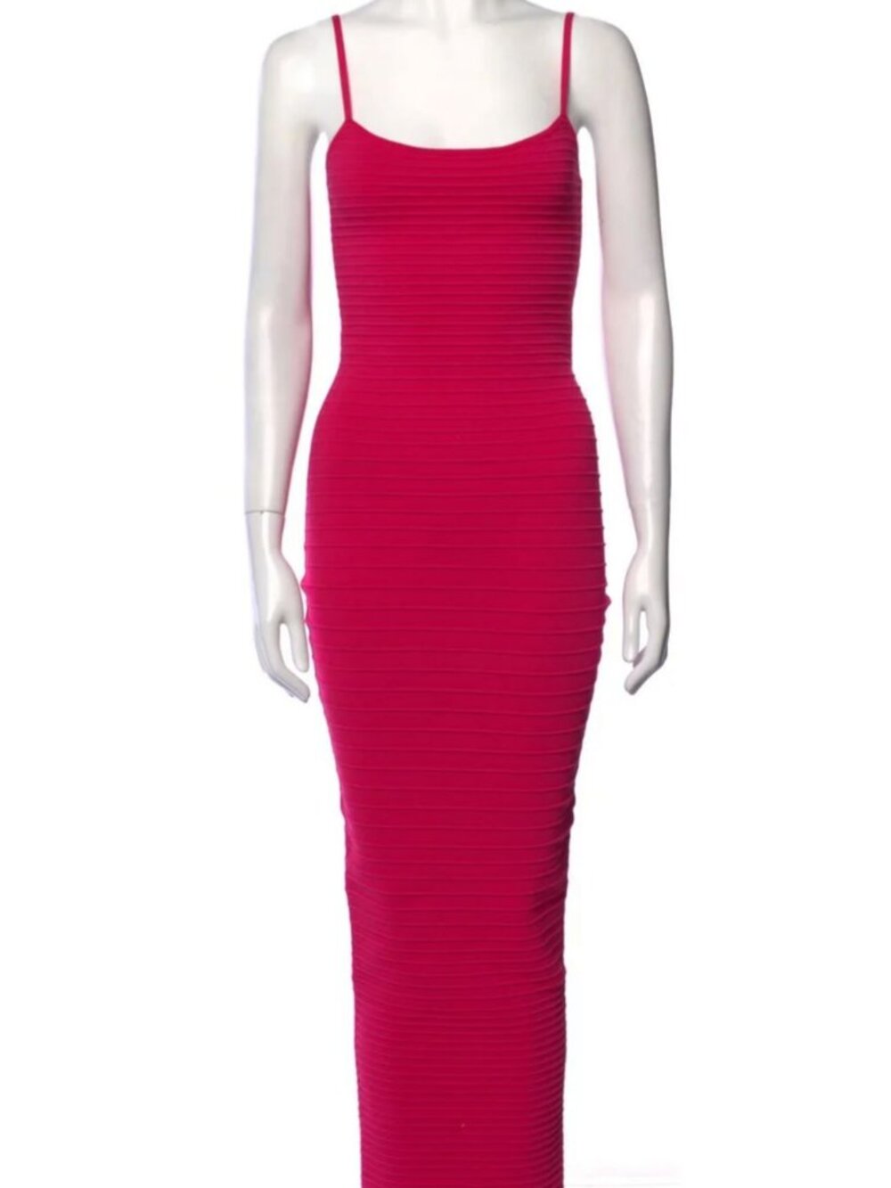 Retrofete Kylie Bandage Knit Dress in Dragon Fruit Pink
